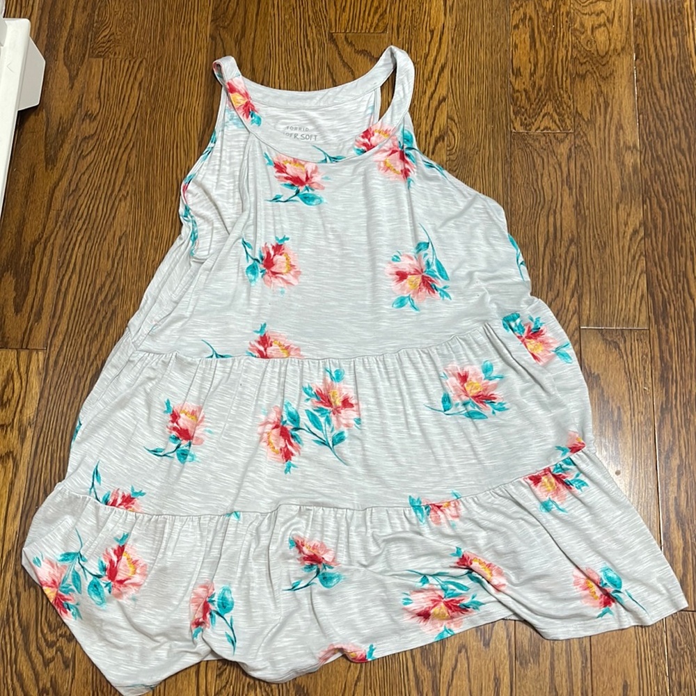Cute sleeveless babydoll top